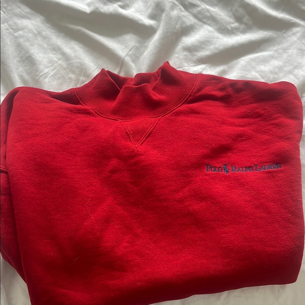 Polo by Ralph Lauren Red Crewneck